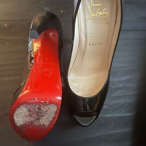 Christian Louboutin black size 38